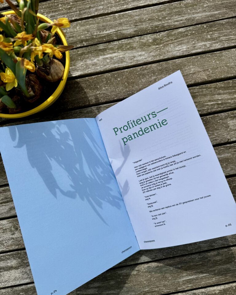 © Vormgeving door Shanna Coppens, tekst door Alice Boudry